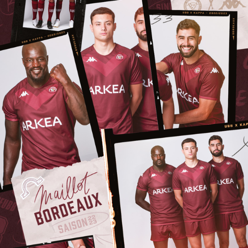 Bordeaux-Bègles shirts