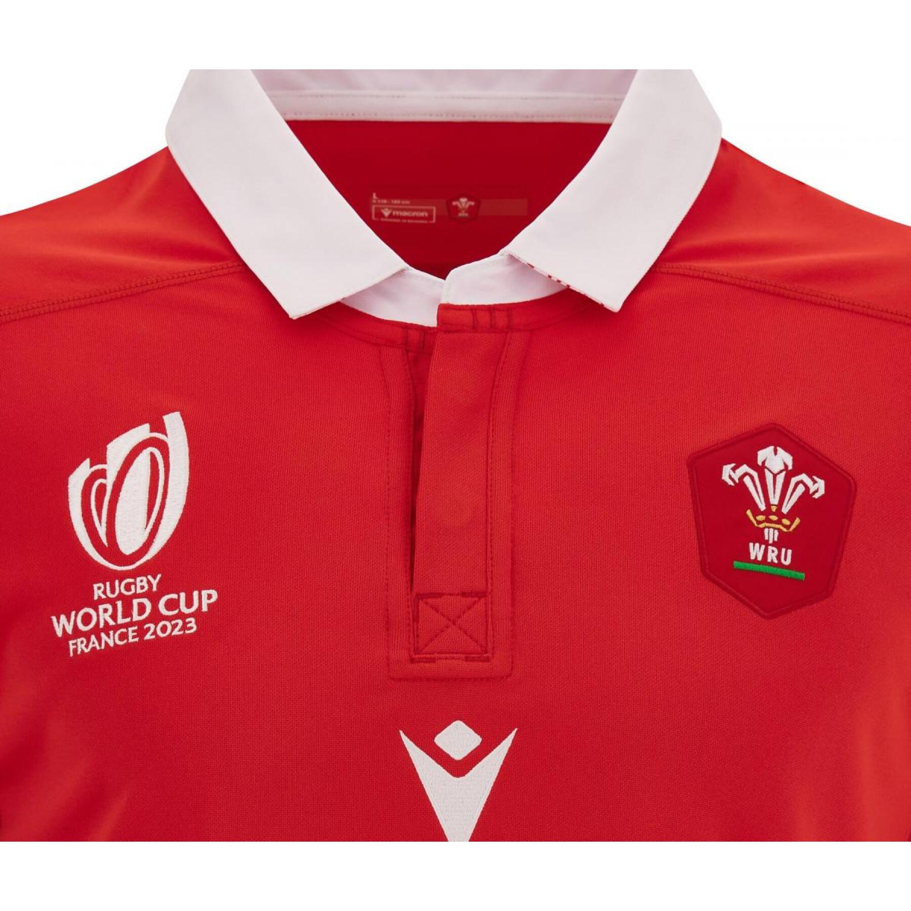 Rugby World Cup 2023 Wales home jersey 