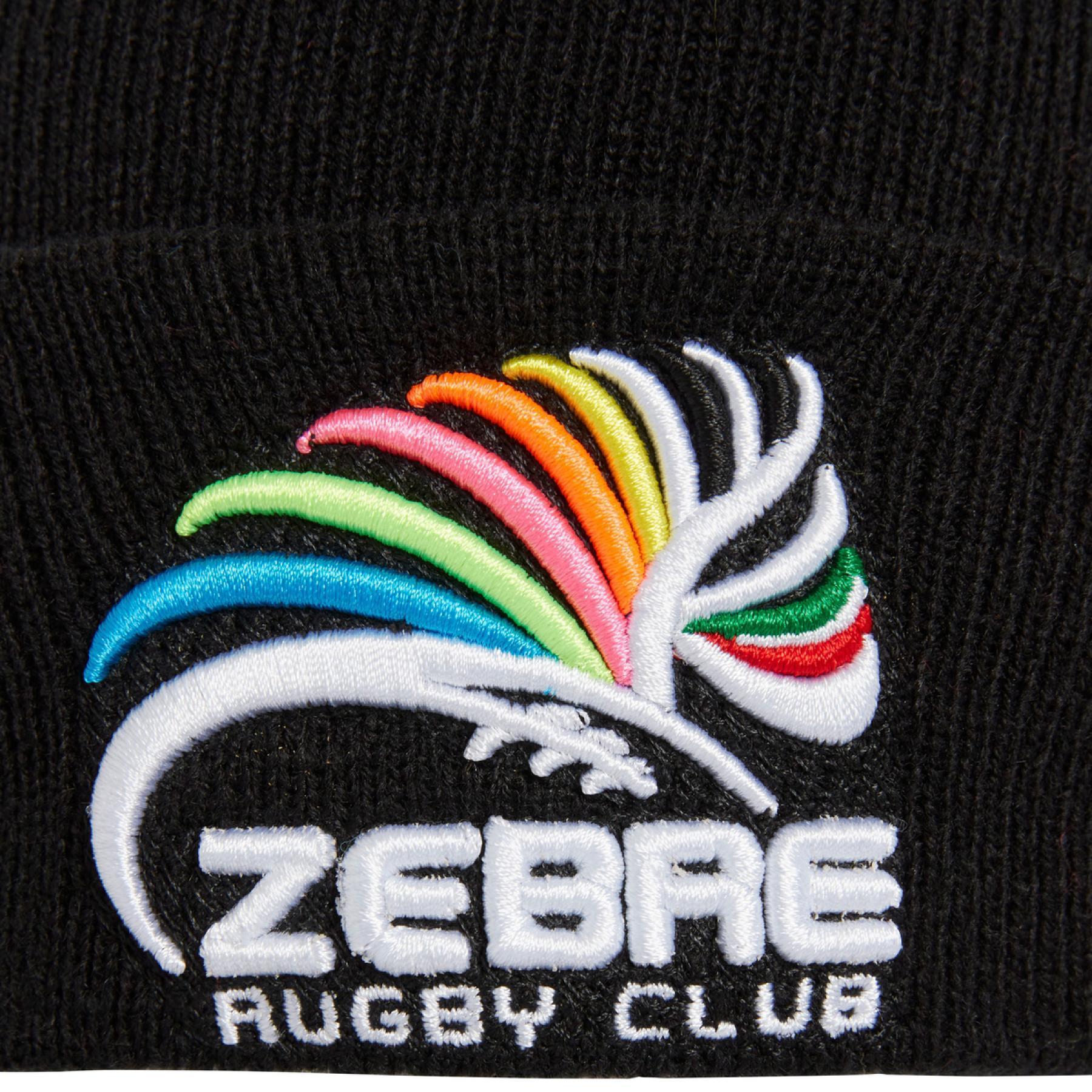 Child's woolen hat Zebre rugby