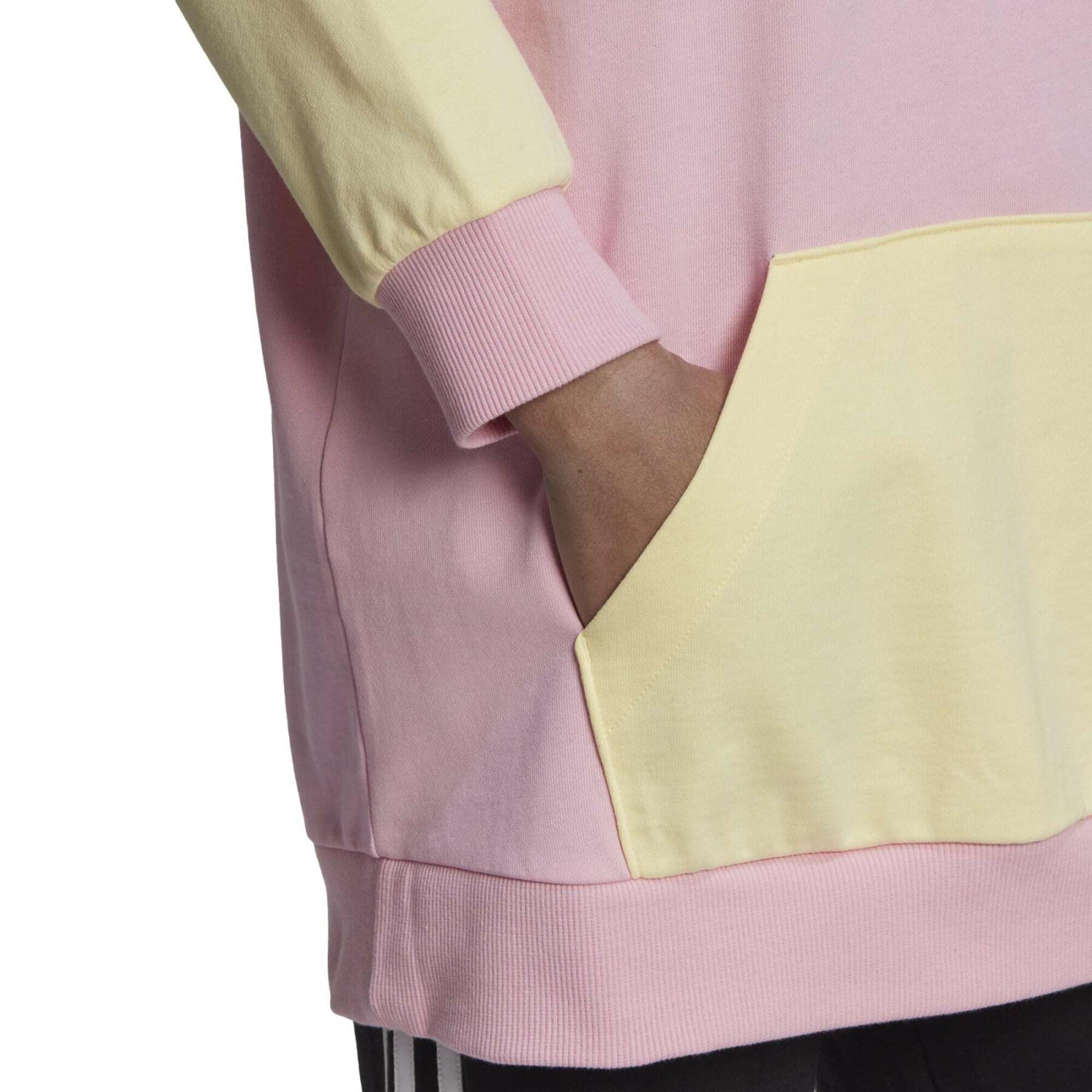 Sweatshirt woman adidas Essentials Colorblock oversize