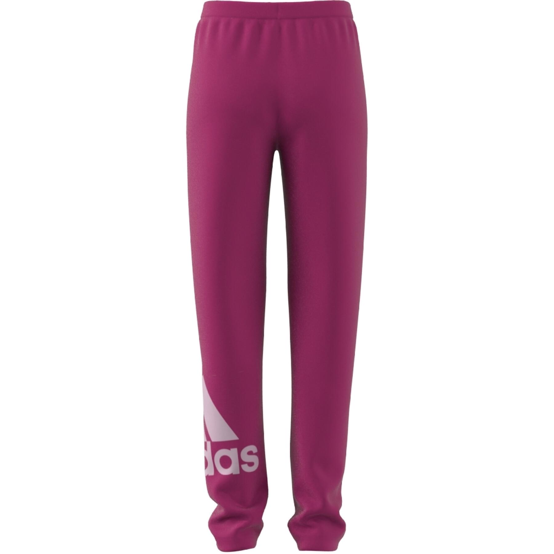 Girl's fleece jogging suit adidas Essentials