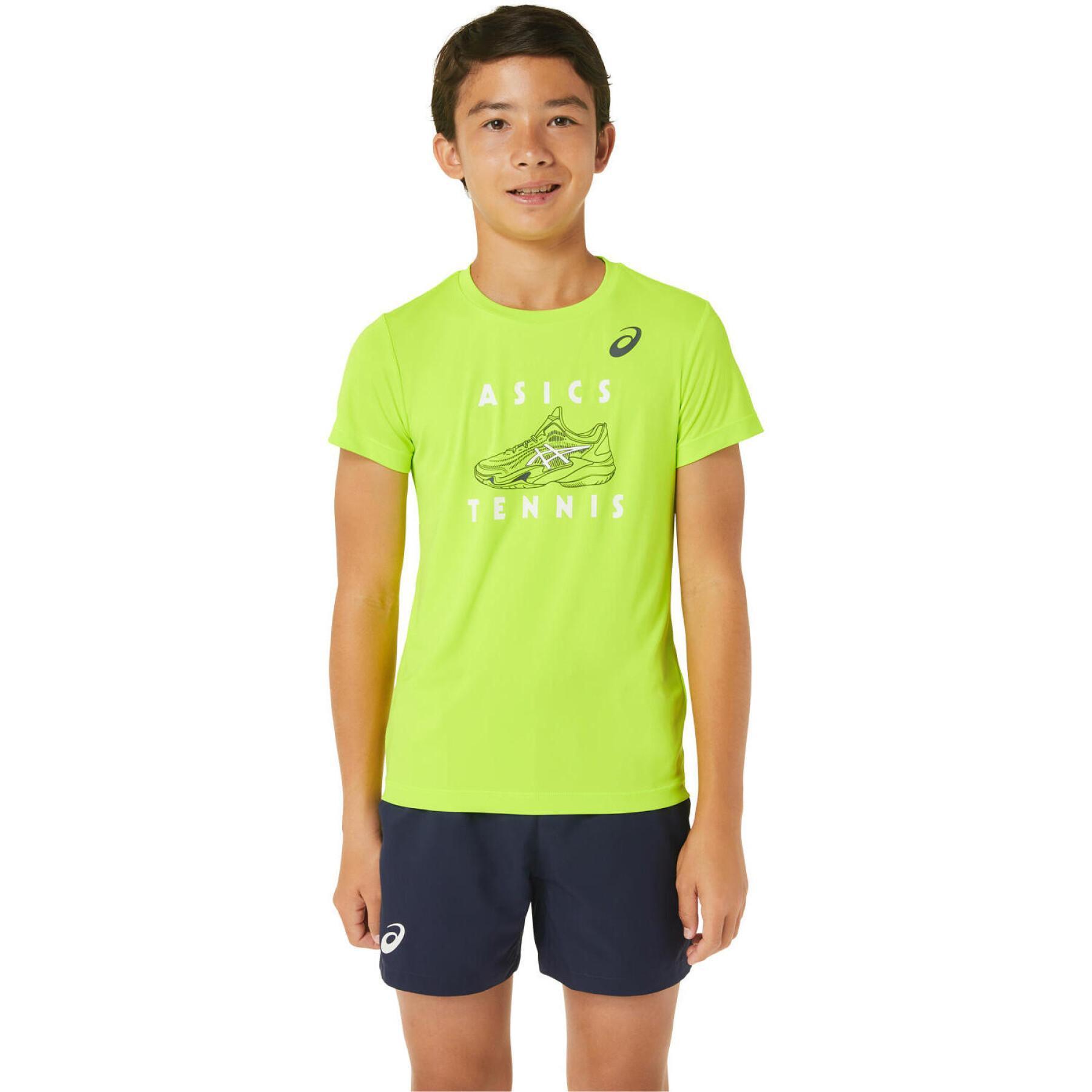 Tennis jersey for kids Asics graphic
