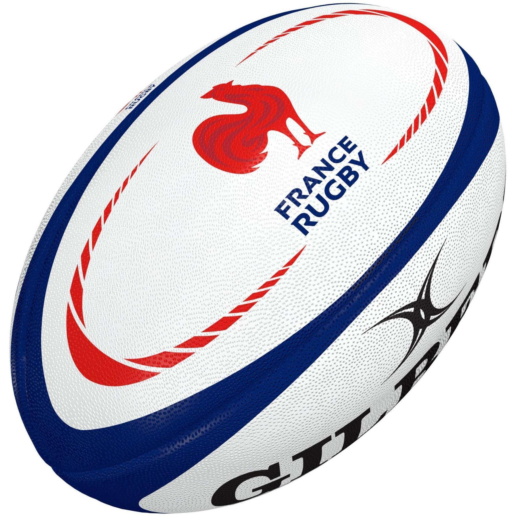 Pack of 12 rugby balls France Dangle