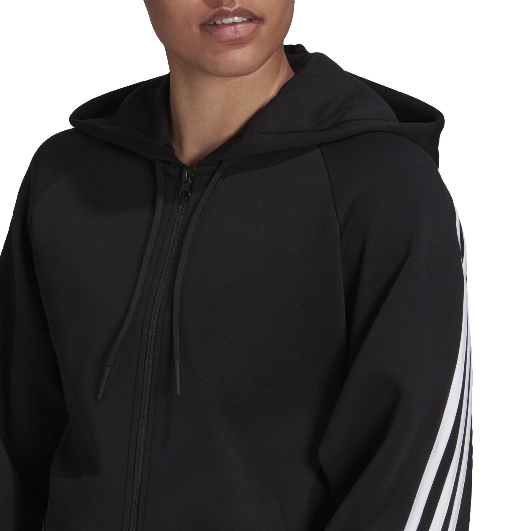 Women's hooded sweatshirt adidas Future Icons 3-Stripes ed