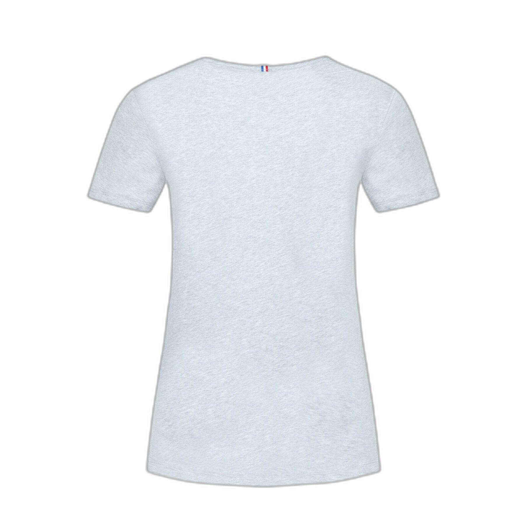 T-shirt v-neck short sleeves woman Le Coq Sportif Ess N°2