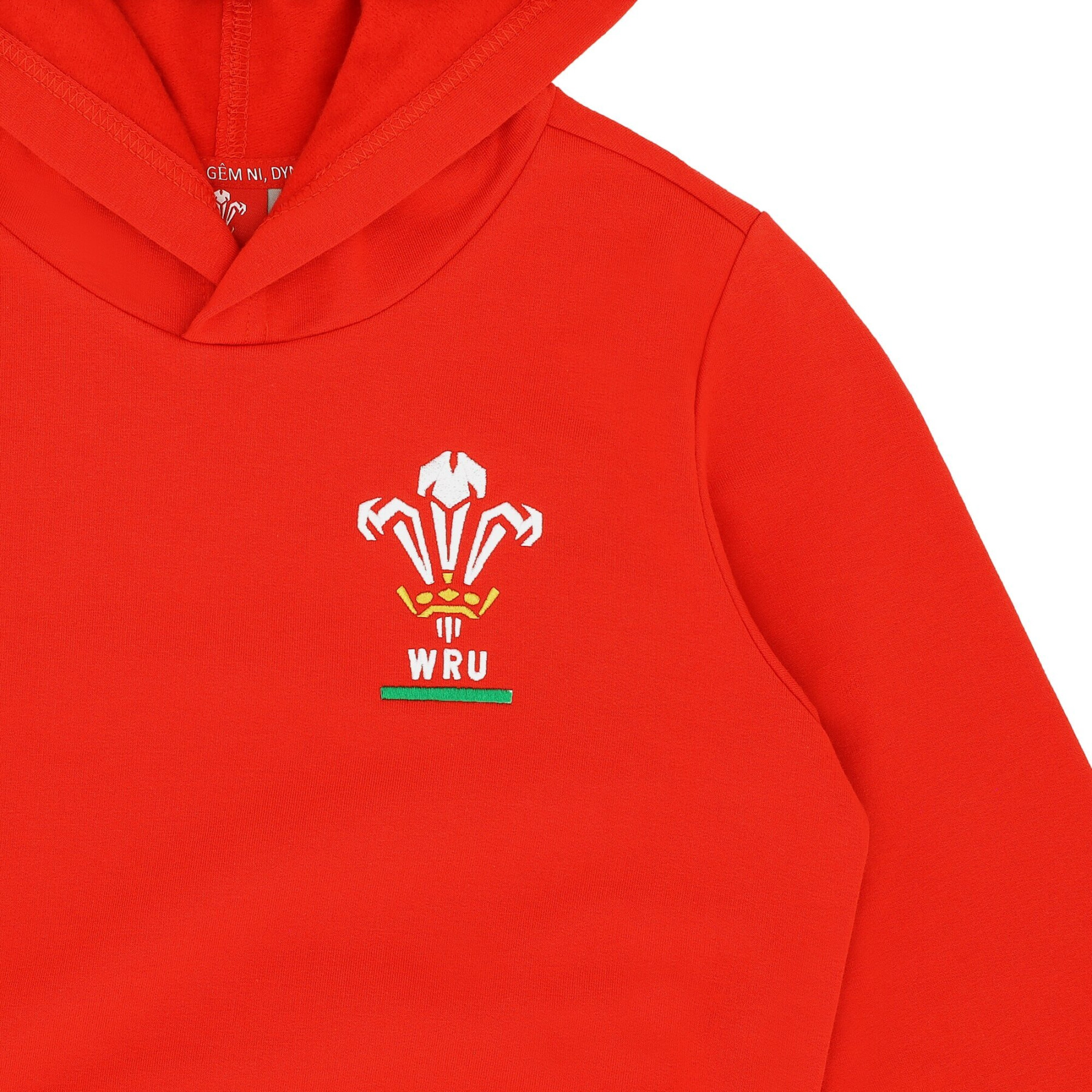 Child hoodie Pays de Galles Rugby XV Merch CA Groc