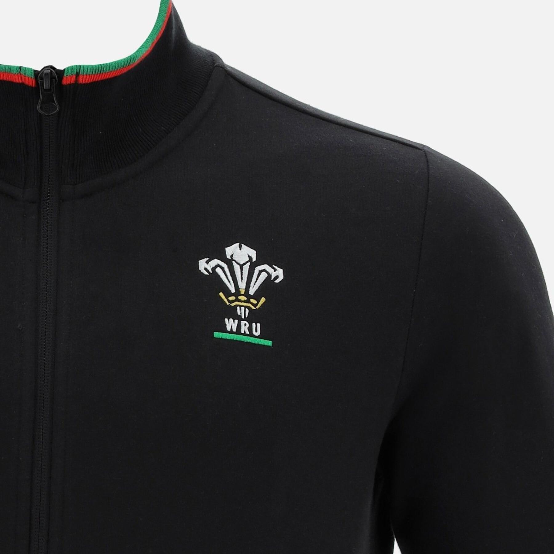 Full zip sweatshirt Pays de Galles Rugby XV WRC Merch CA LF