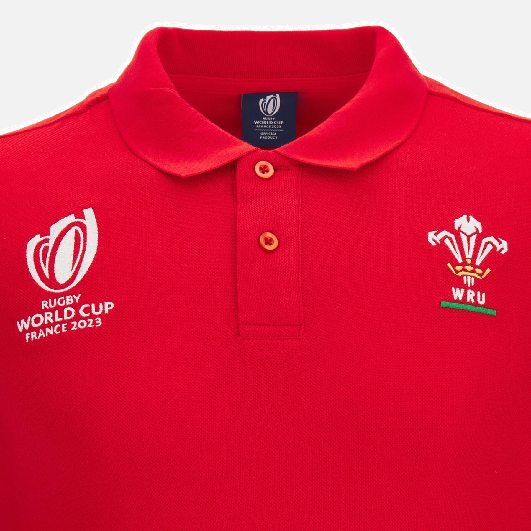 Polo child Pays de Galles Rugby XV Merch RWC Country 2023