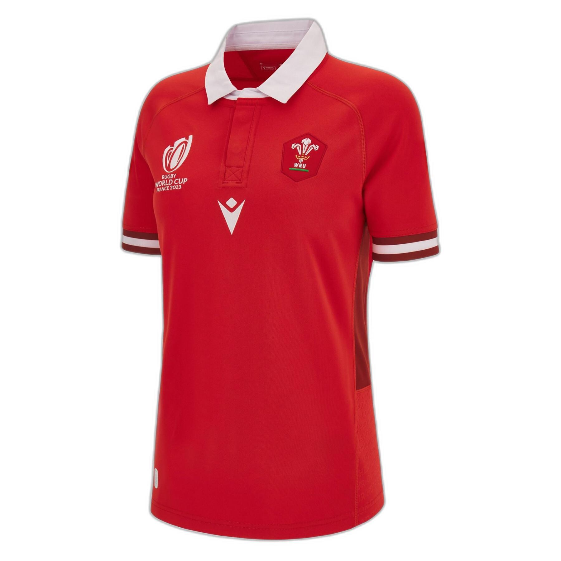 Women's home polo shirt Wales RWC 2023