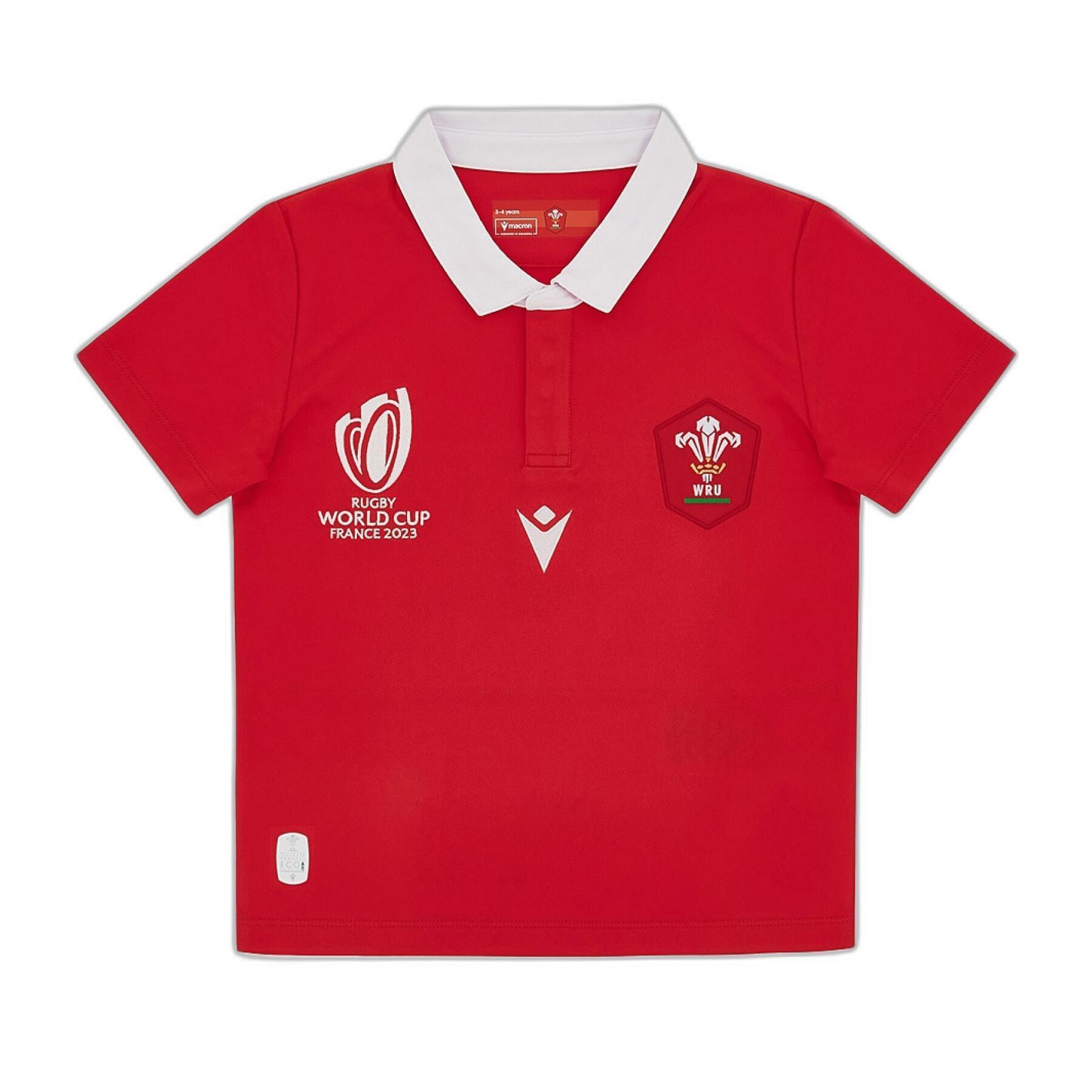 Home jersey child Wales RWC 2023