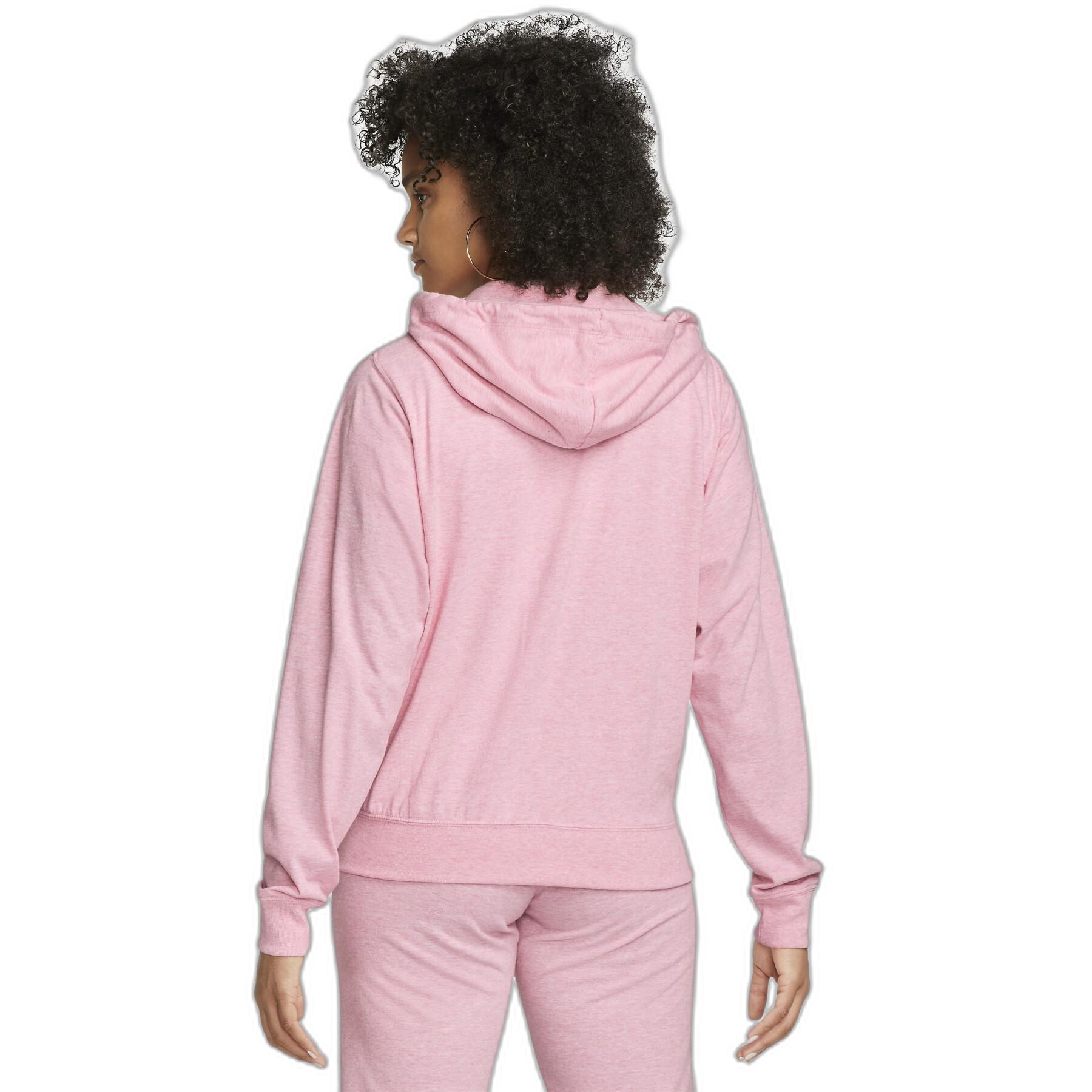 Sweatshirt full zip hoodie for women Nike Gym Vintage Easy