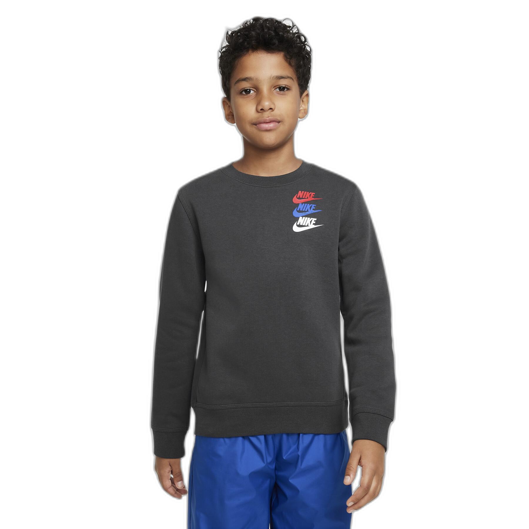 Sweatshirt round neck child Nike Standard Issue Fleece BB