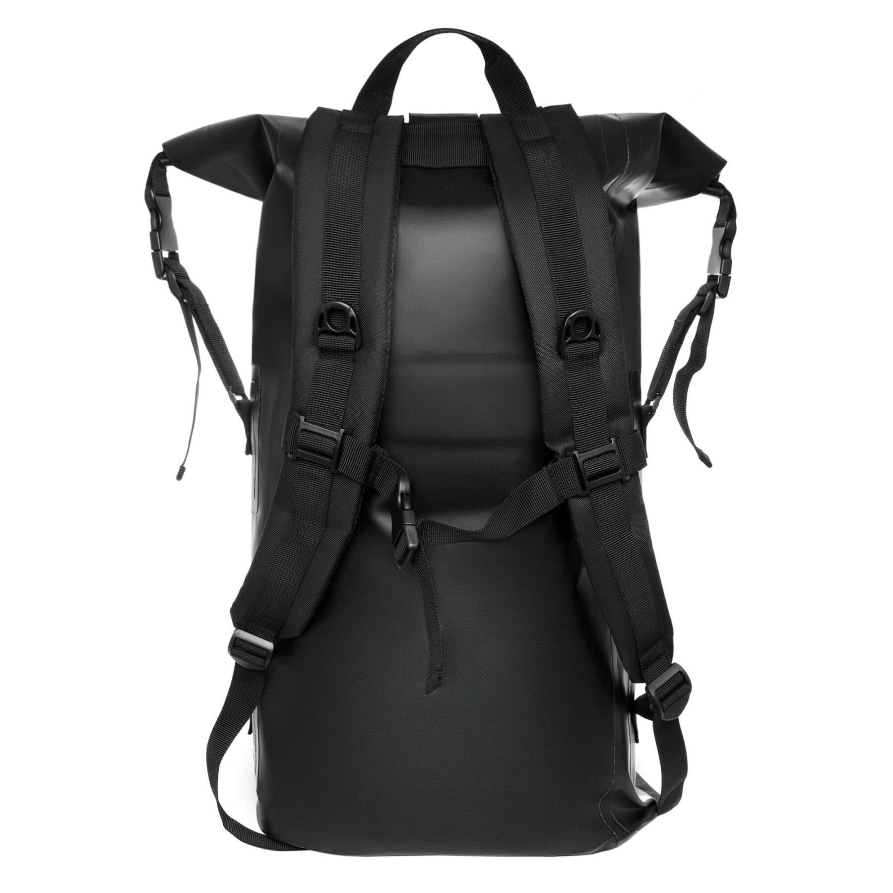 Black logo waterproof backpack Yeaz Stockholm 32 L