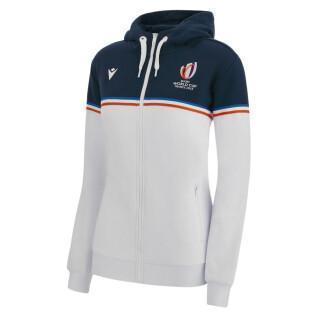 Sweatshirt zipped hoodie for women Macron RWC France 2023
