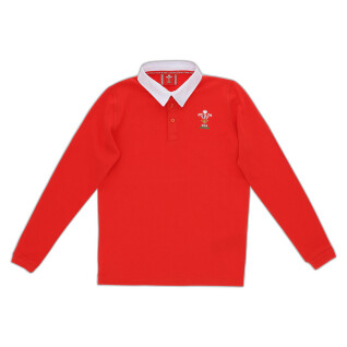Long sleeve polo for kids Pays de Galles