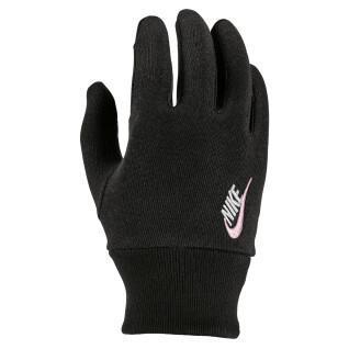 Black Olympique de Marseille Knitted Gloves 