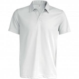 Short sleeve polo shirt Proact blanc