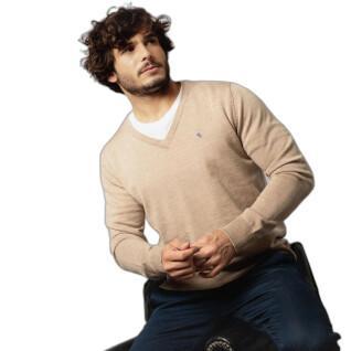 Plain v-neck sweater Serge Blanco