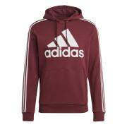 Sweatshirt fleece hoodie with logo adidas Essentials 3-Stripes