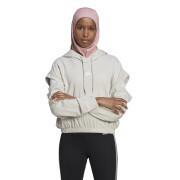 Sweatshirt 3 stripes with cut-out details woman adidas Hyperglam