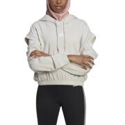 Sweatshirt 3 stripes with cut-out details woman adidas Hyperglam