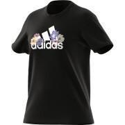 Graphic T-shirt with flowers for women adidas