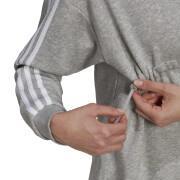 Women's hooded sweatshirt adidas Essentials Cotton 3-Stripes