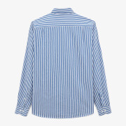 Striped fabric long-sleeve shirt Serge Blanco