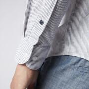 Long sleeve striped shirt Serge Blanco