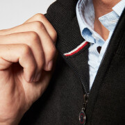 High-neck zip sweater Serge Blanco