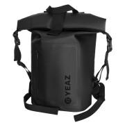 Black logo waterproof backpack Yeaz Stockholm 17 L